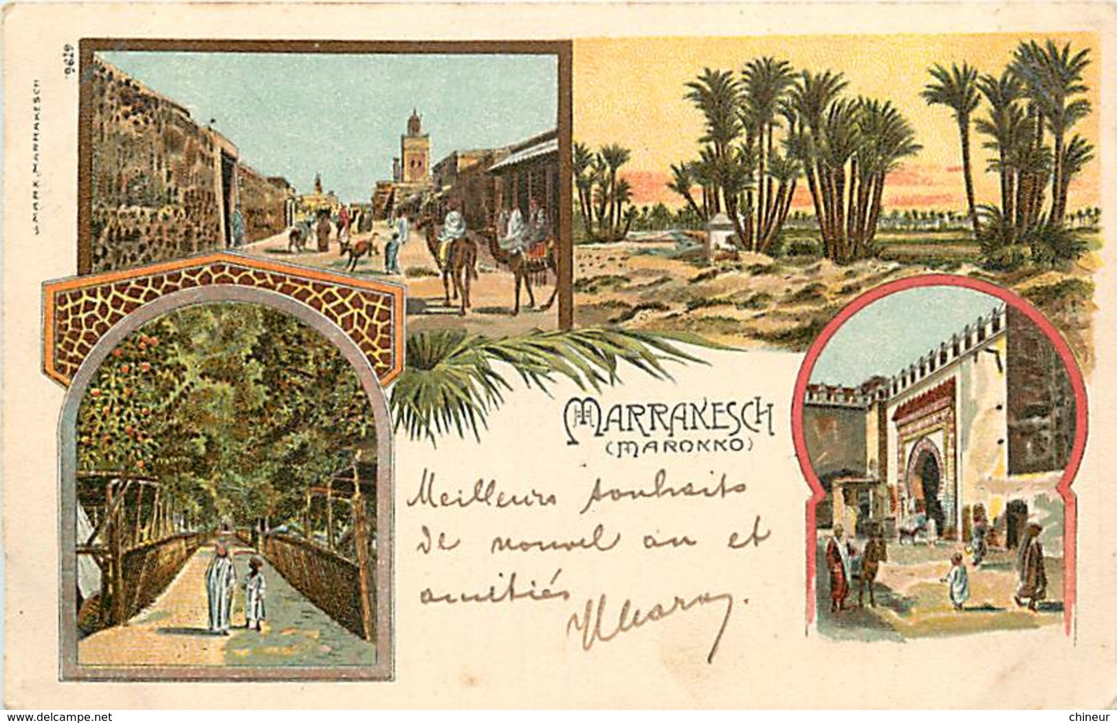 MAROC MARONNO MARRAKESCH CARTE MULTIVUES - Marrakech