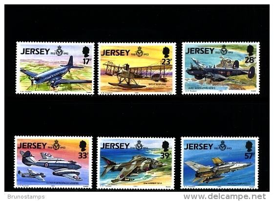 JERSEY - 1993  ROYAL AIR FORCE  SET  MINT NH - Jersey