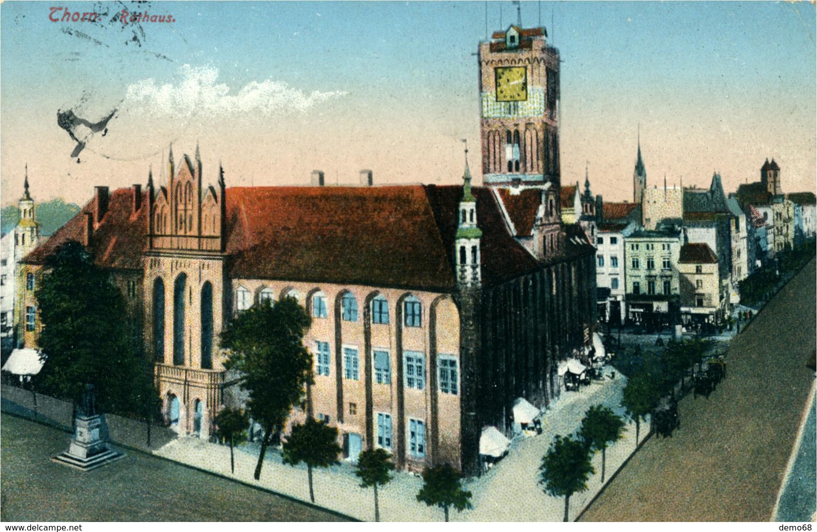 Torun Pologne  (THORN Du Temps Allemand) Mairie - Polonia