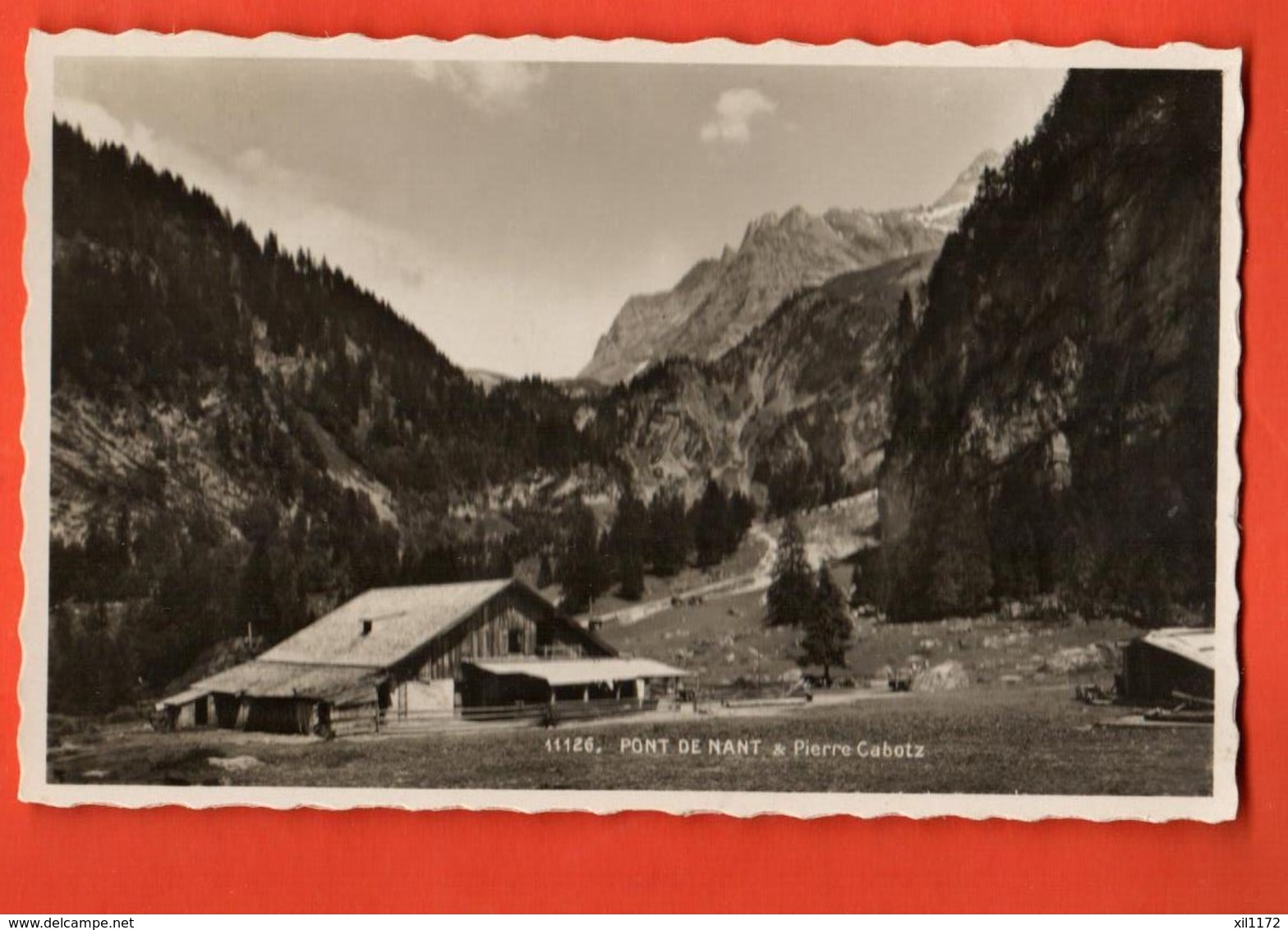 TRM-24 Pont De Nant  Et Pierre à CAbotz. Tampon Refuge Pont De Nant Felix RAvy. Visa ACF 1939, Perrochet-Ph. 11126 - Roche