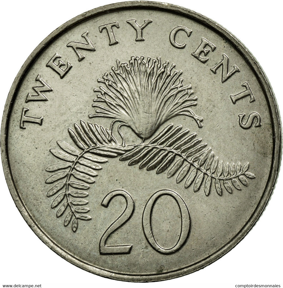 Monnaie, Singapour, 20 Cents, 1993, Singapore Mint, TTB, Copper-nickel, KM:101 - Singapour