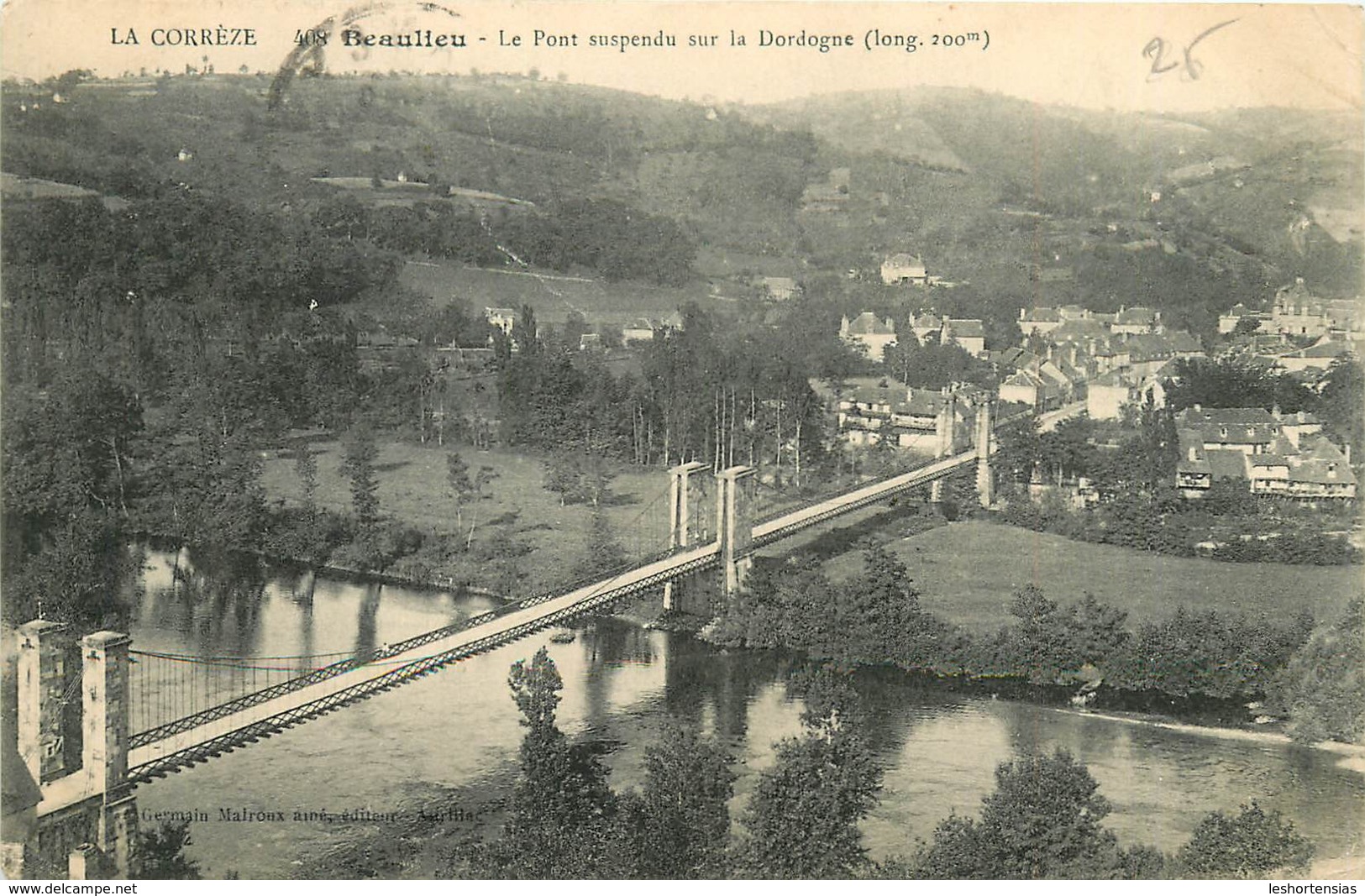 BEAULIEU PONT SUSPENDU SUR LA DORDOGNE - Autres & Non Classés