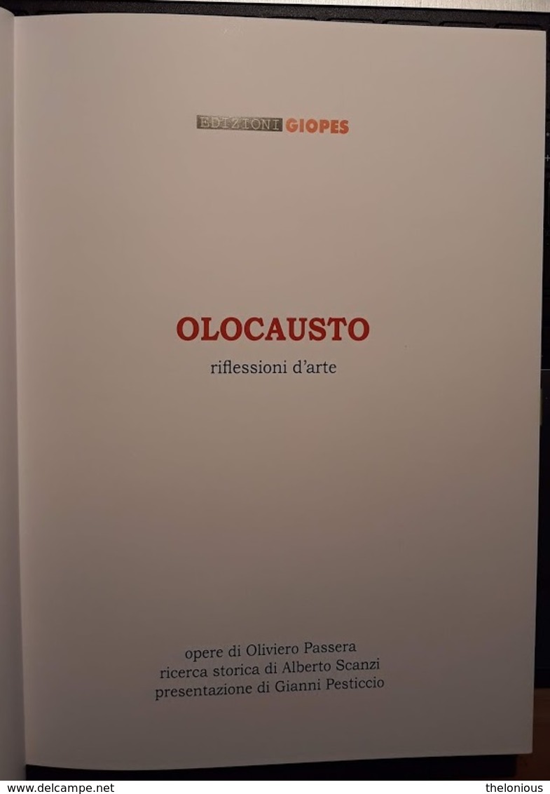 # OLOCAUSTO Riflessioni D'arte - Edizioni GIOPES - Weltkrieg 1939-45