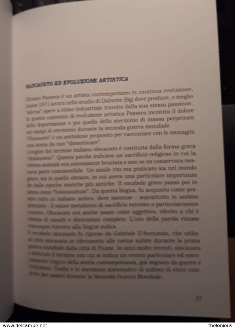 # OLOCAUSTO Riflessioni D'arte - Edizioni GIOPES - Weltkrieg 1939-45