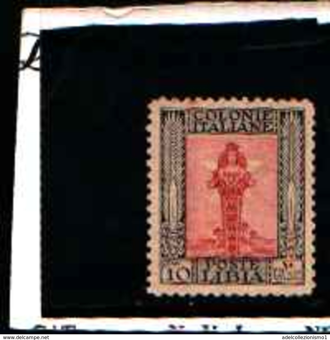 90253) LIBIA- 10 C.-Serie Pittorica, Senza Filigrana, Dentellati 11 - 1926-MNH** DENT 11 - Libya