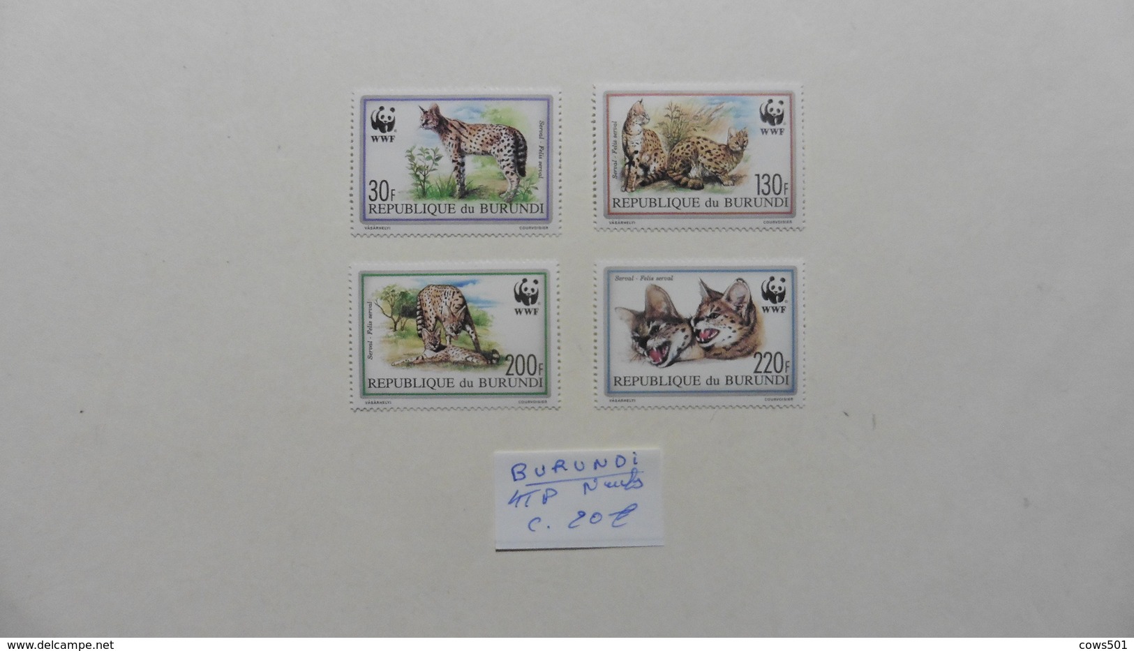 Afrique :Burundi : 4 Timbres Neufs N° 968 / 71 - Verzamelingen