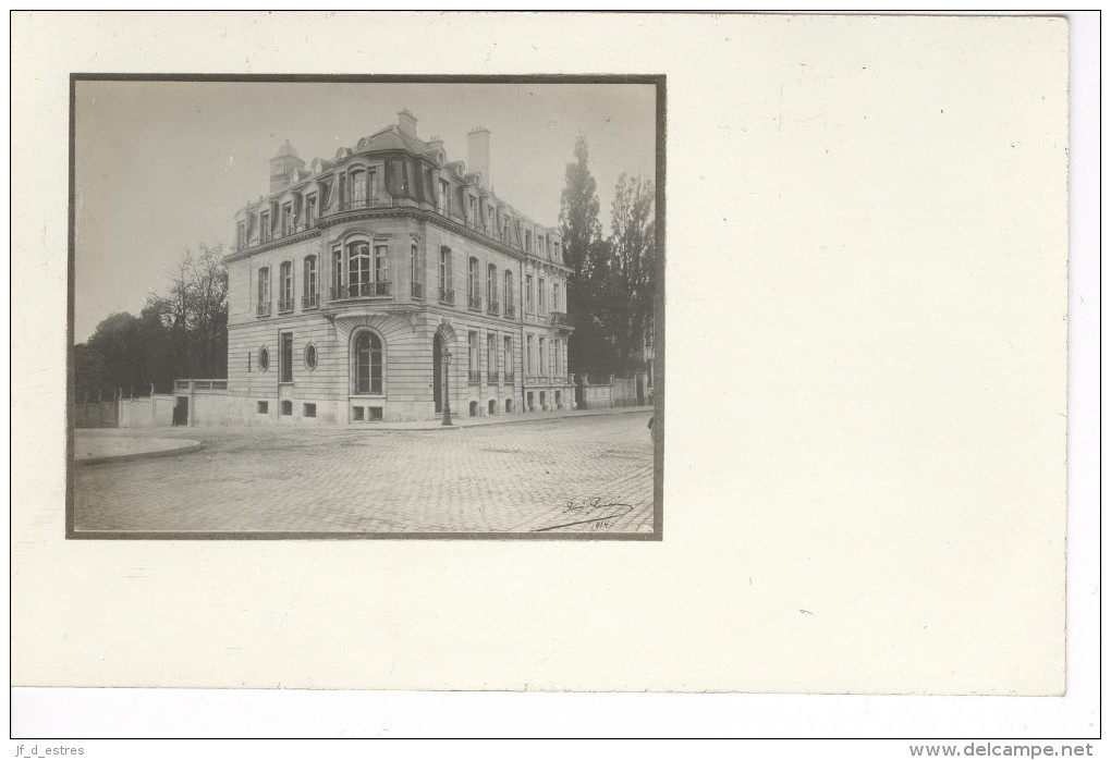 Photo Carte Postale Ixelles Chaussée De Vleurgat 193 Hôtel De Maître Weissenbruch Vers 1910 René Renkin Photographe - Lieux