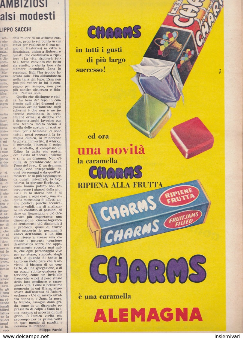 (pagine-pages)PUBBLICITA' CHARMS ALEMAGNA  Epoca1959/444.+r2 - Altri & Non Classificati