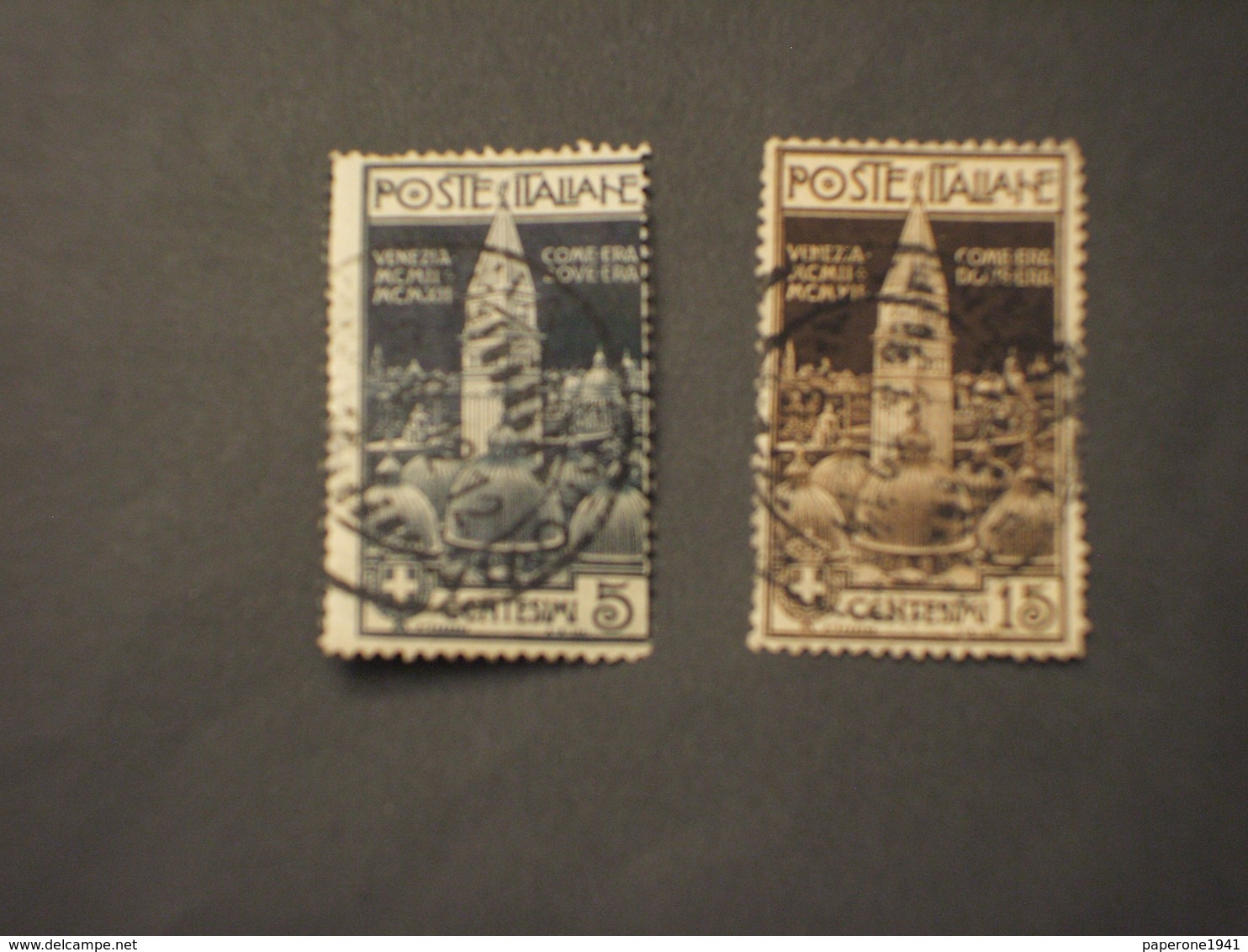 ITALIA REGNO - 1912 CAMPANILE 2 VALORI - TIMBRATI/USED - Usati