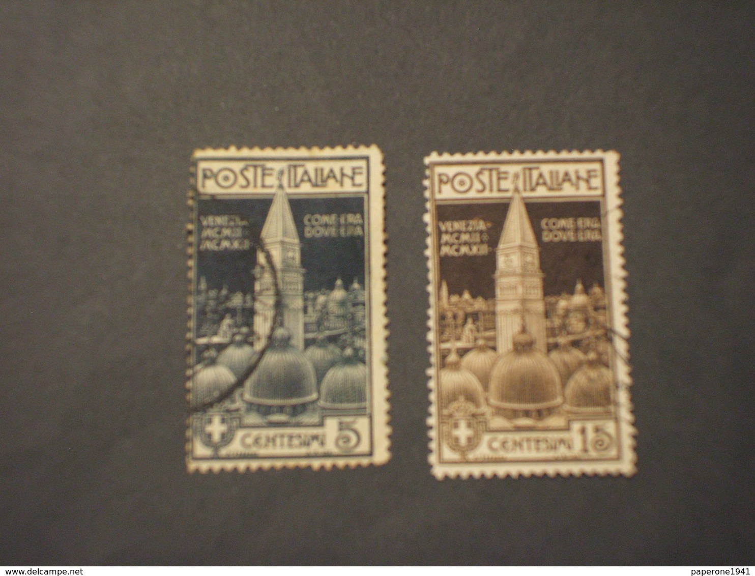 ITALIA REGNO - 1912 CAMPANILE 2 VALORI - TIMBRATI/USED - Usati