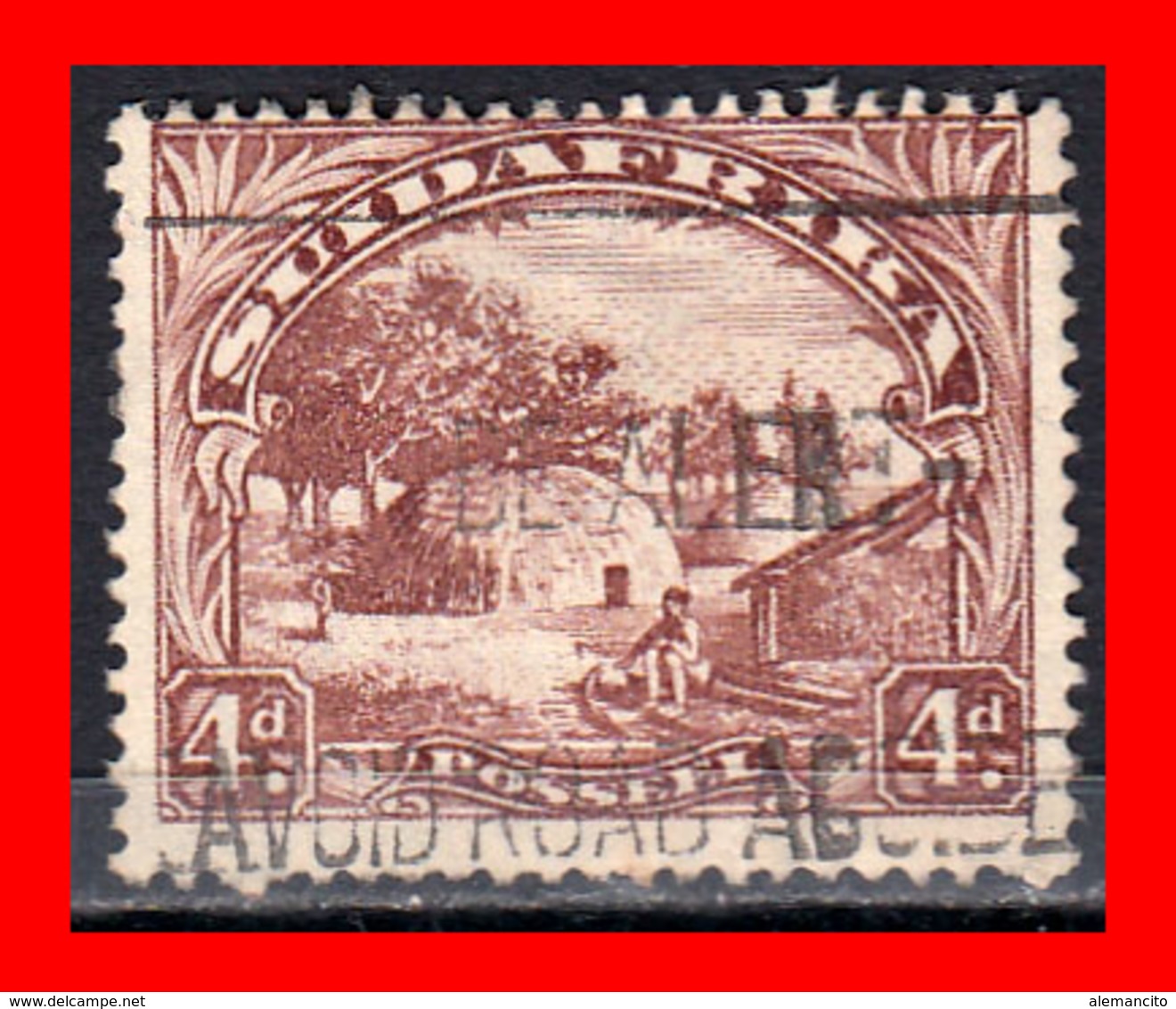 SOUTH AFRICA SELLO AÑO 1927-28  SINGLE, AFRIKAANS - Dienstmarken