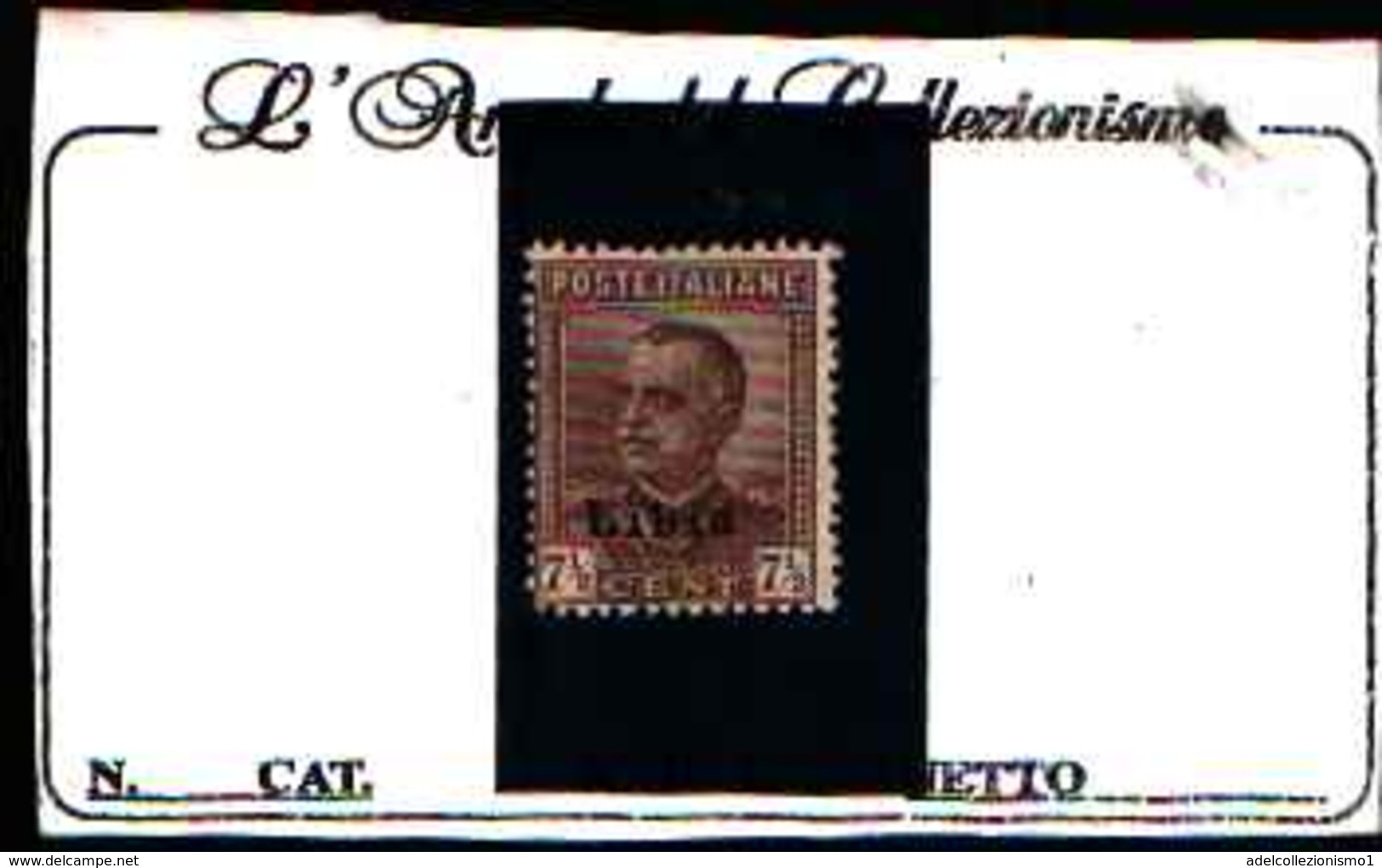 90263) LIBIA- 7,50 C. Effigie Di Vittorio Emanuele III, Tipo Parmeggiani -MLH** - Libia