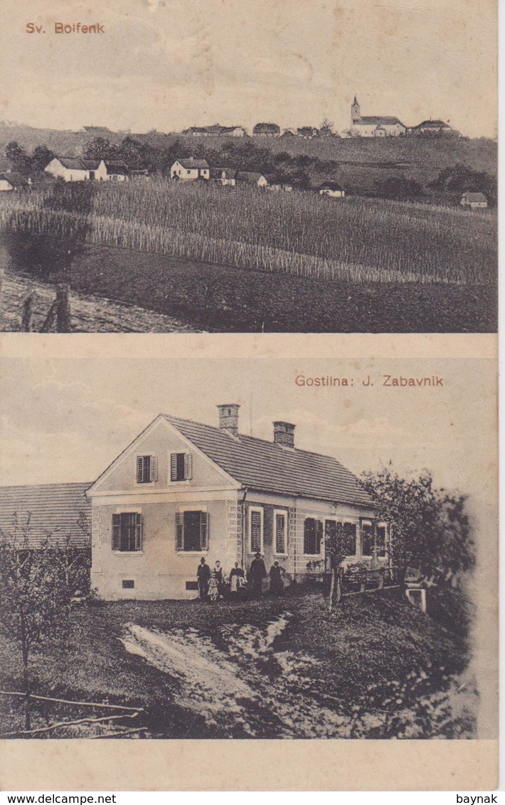 SL887  --   SV. BOLFENK  ~~  GOSTILNA  J. ZABAVNIK  ~~  1917 - Eslovenia