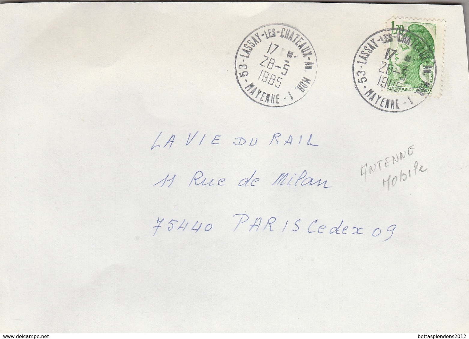 LSC 1985 - Cachets 53 LASSAY LES CHATEAUX  An MOB 1 (Annexe Mobile) - MAYENNE - Cachets Manuels