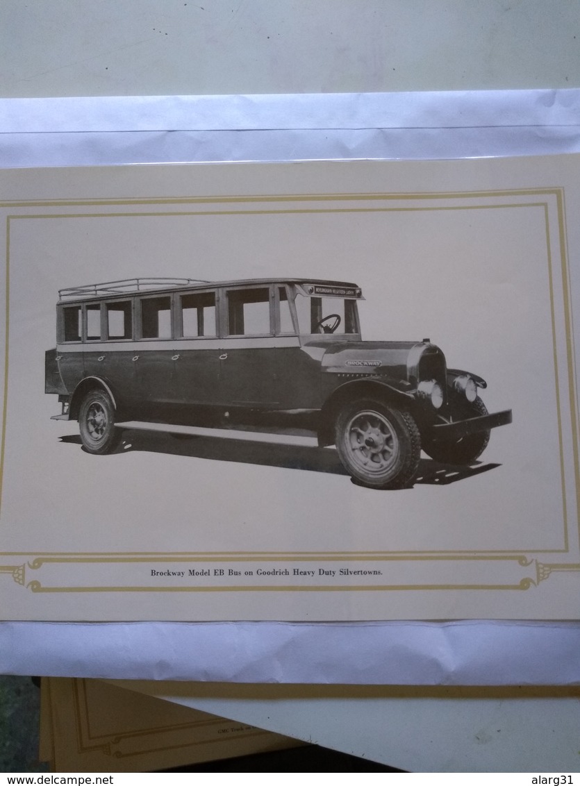 Usa Printed Early Publicity Photo Goodrich Tyres 1927 - Cars