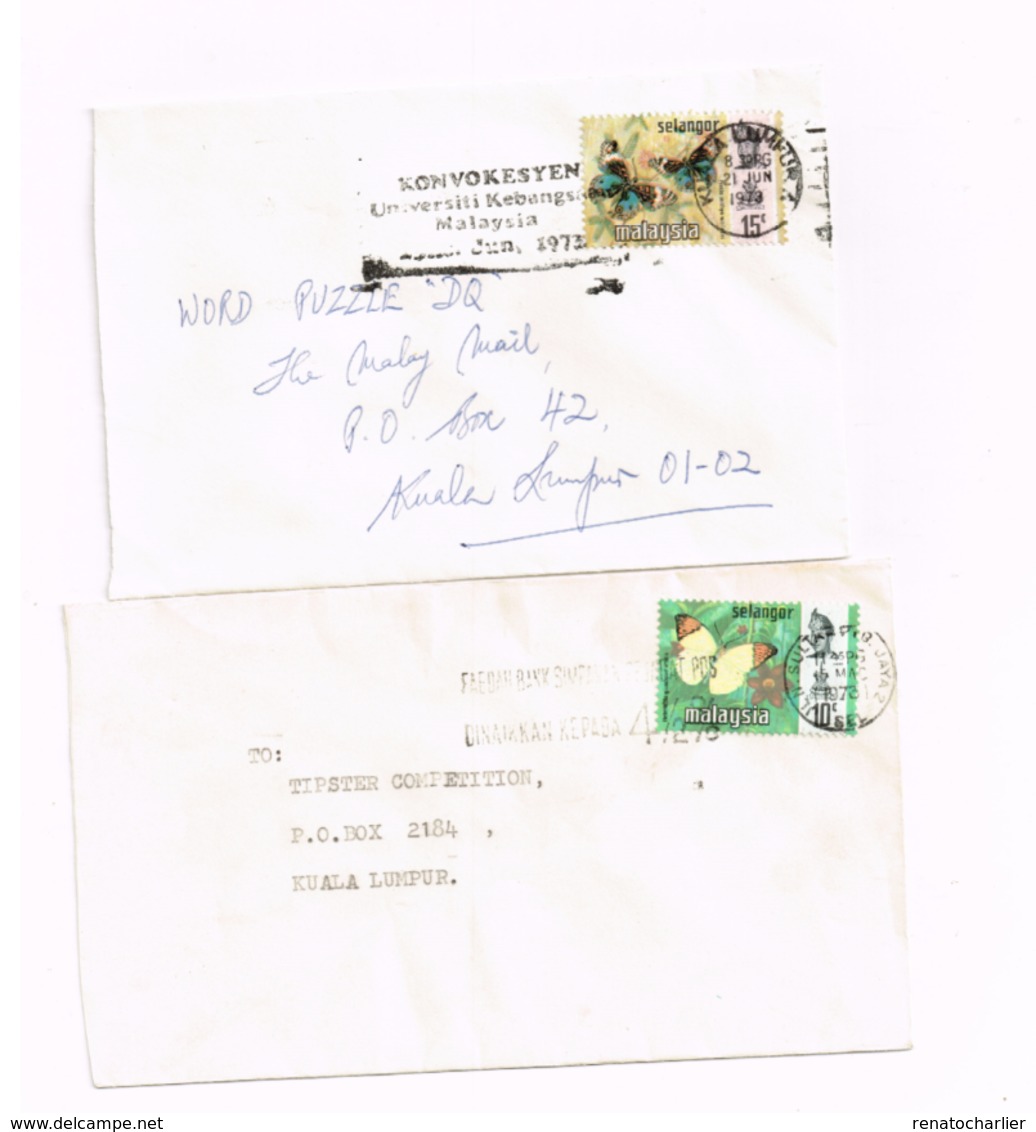 Lot De 4 Lettres. - Malaysia (1964-...)