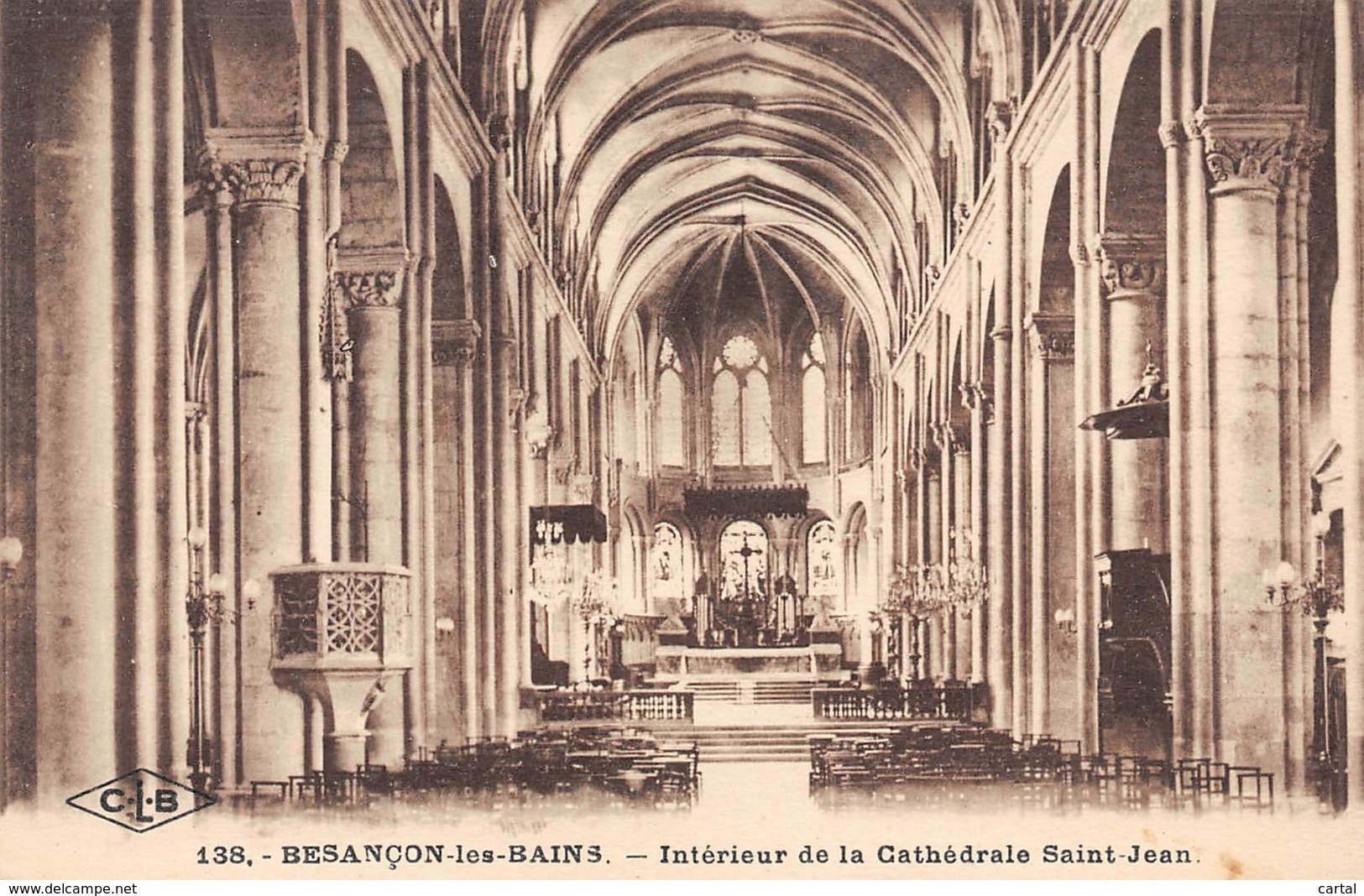 25 - BESANCON-les-BAINS - Intérieur De La Cathédrale Saint-Jean - Besancon