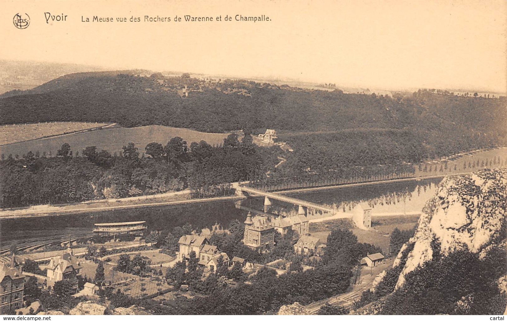 YVOIR - La Meuse Vue Des Rochers De Waremme Et De Champalle - Yvoir