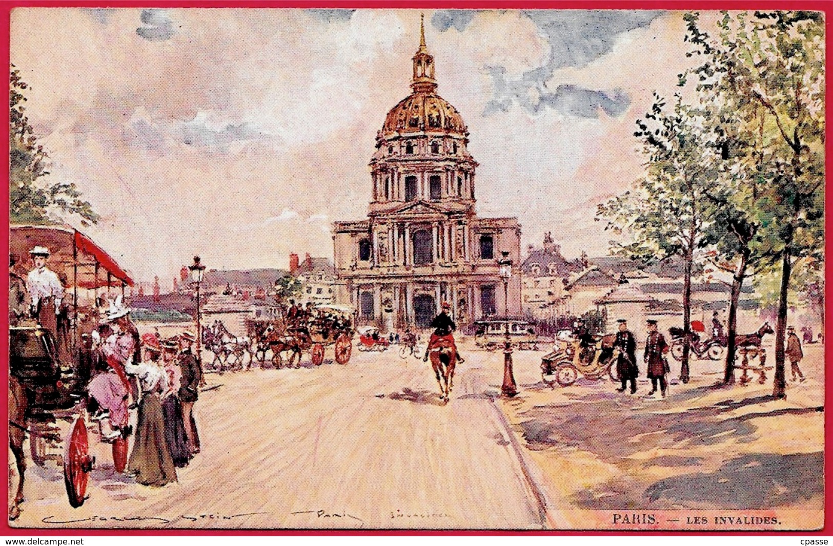 CPA Illustrateur Georges STEIN (Lot de 9) sur PARIS 75 Monuments et Rues