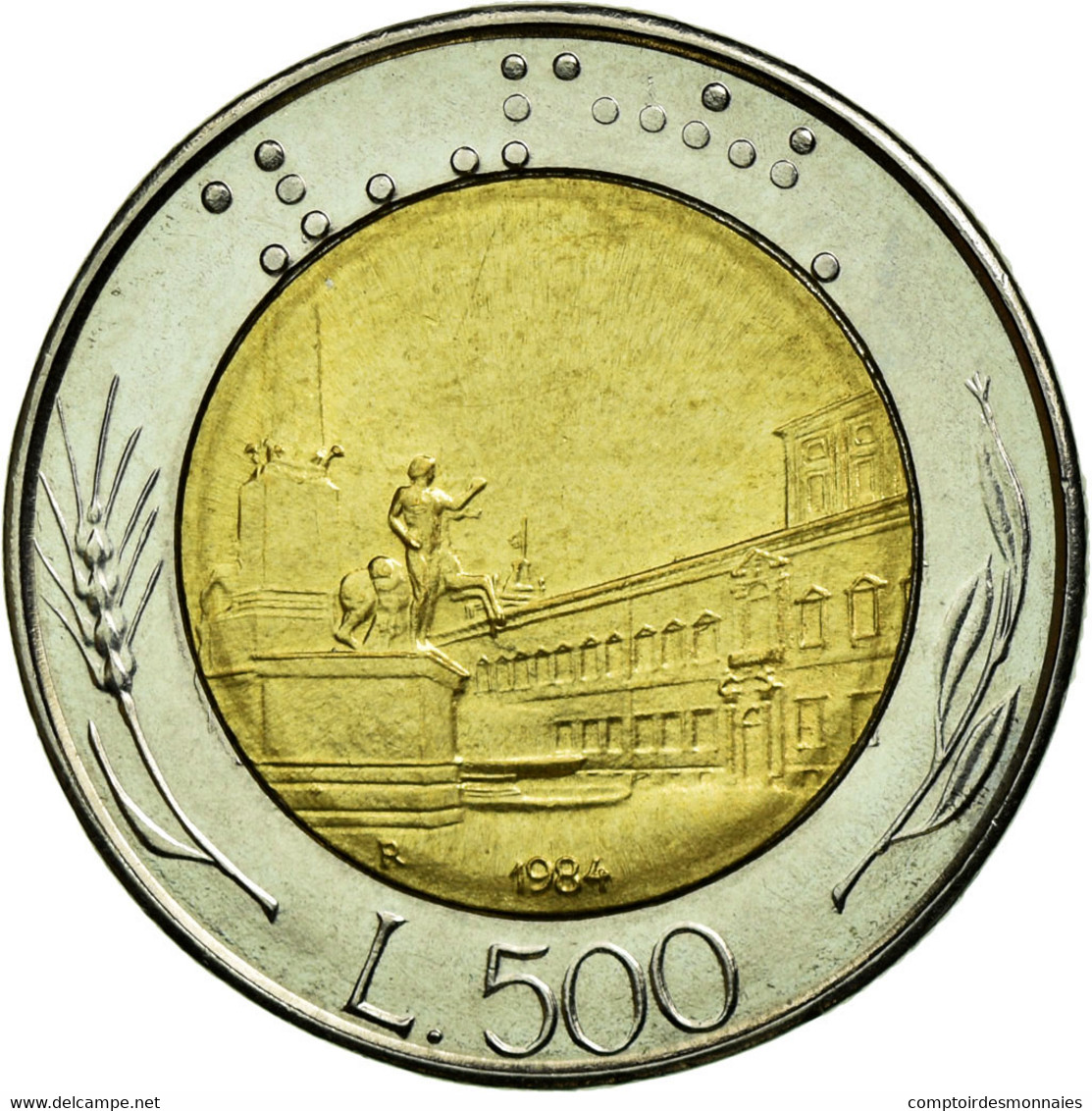 Monnaie, Italie, 500 Lire, 1984, Rome, SUP+, Bi-Metallic, KM:111 - 500 Lire