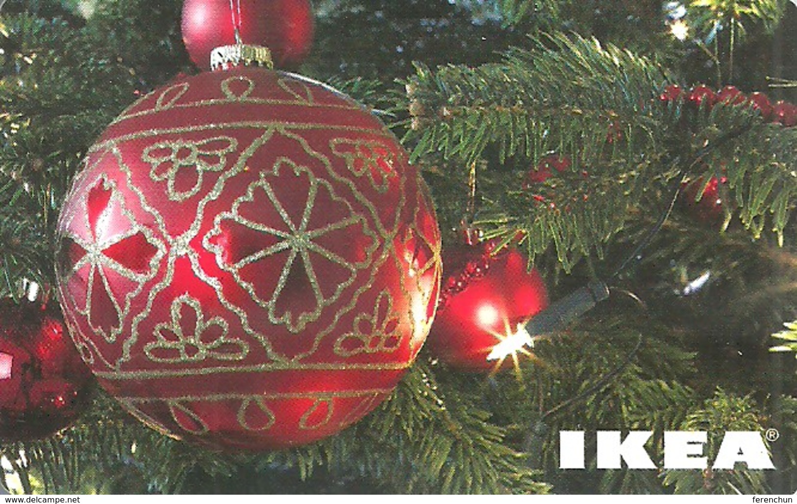 CHRISTMAS TREE * XMAS * STORE * SWEDEN * SWEDISH * Ikea 2009 17 Ch C * Switzerland - Cartes Cadeaux