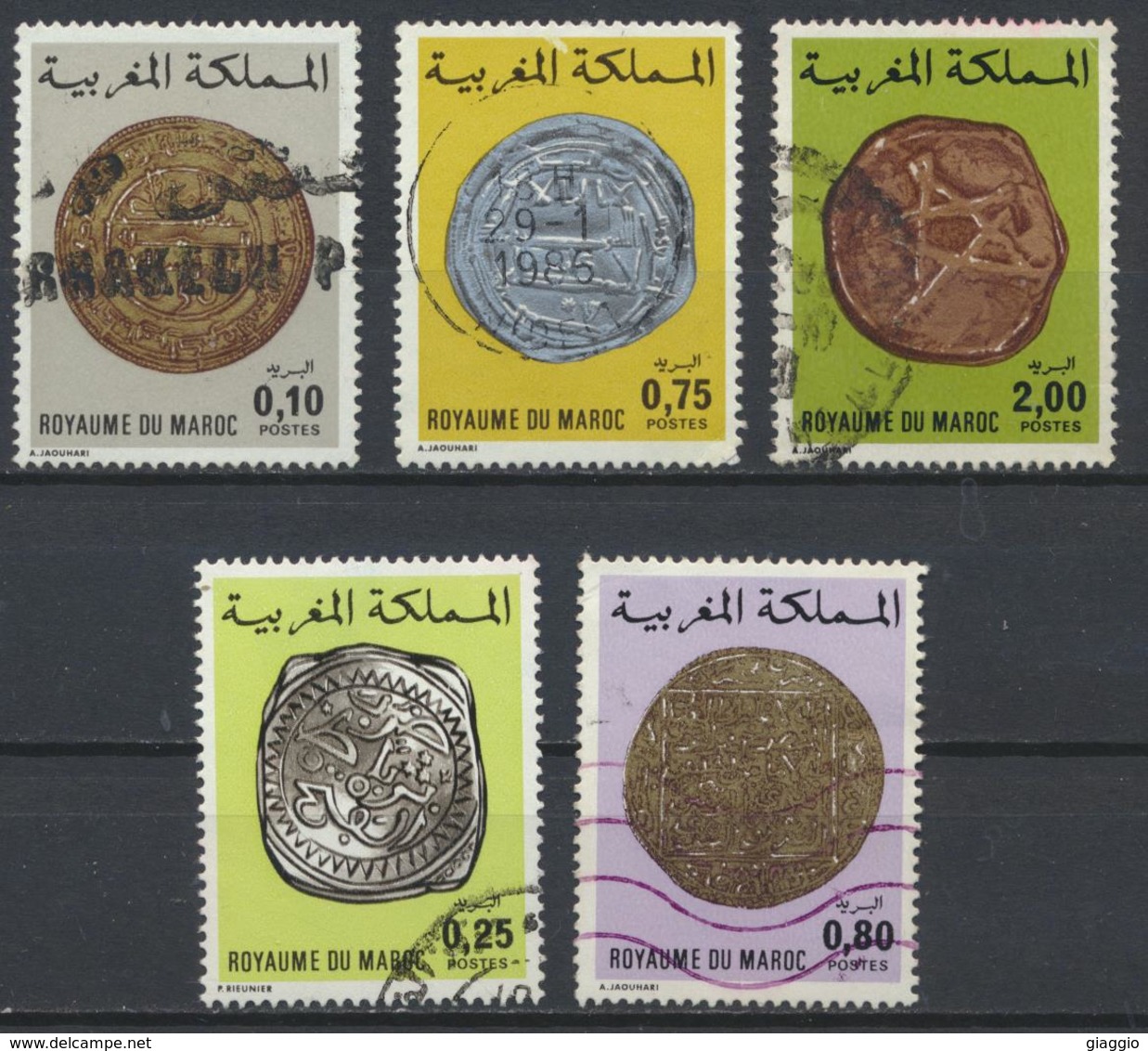 °°° MAROC - Y&T N°797/98/99/854a/54b - 1977/1980 °°° - Maroc (1956-...)