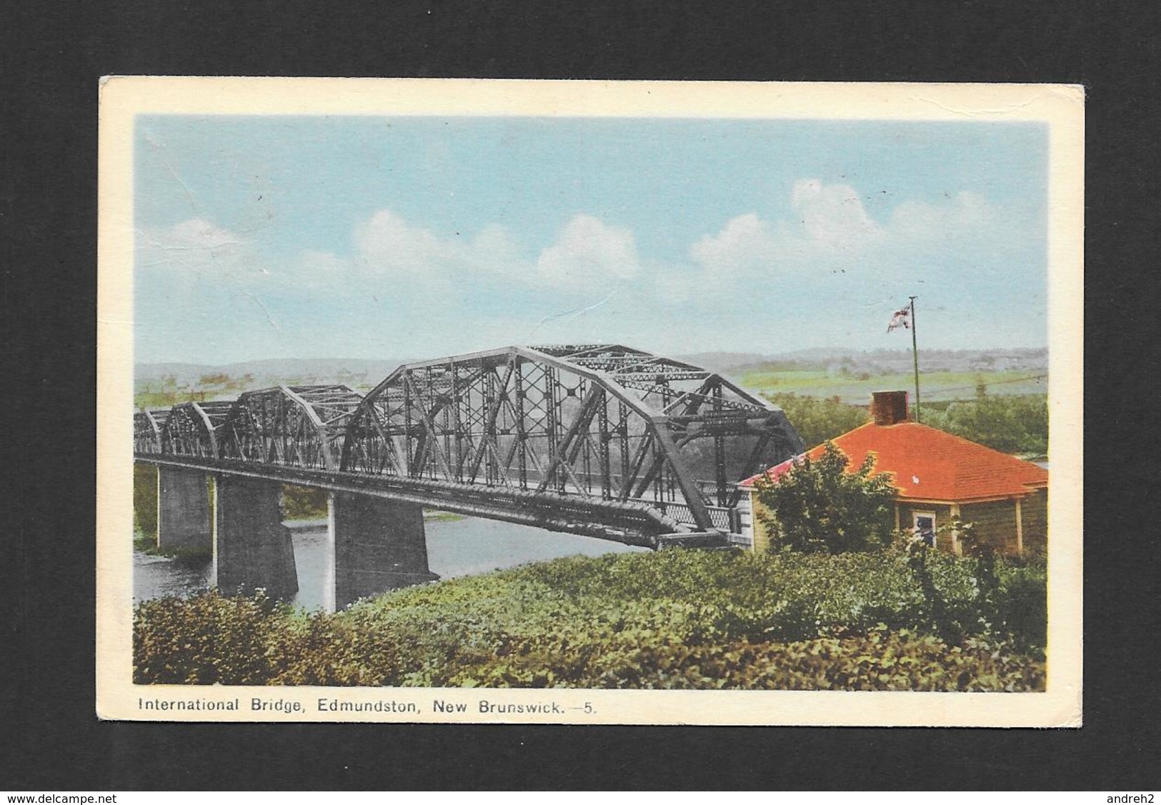 EDMUNDSTON - NEW BRUNSWICK - INTERNATIONAL BRIDGE - PONT - NICE STAMP - PAR PECO - Autres & Non Classés