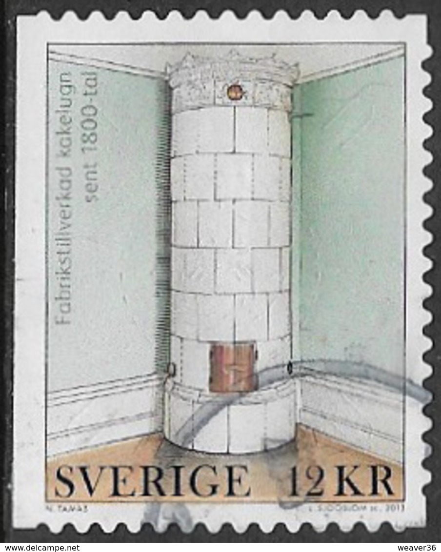 Sweden 2013 Tile Heatings 12k Type 4 Good/fine Used [39/31841/ND] - Used Stamps