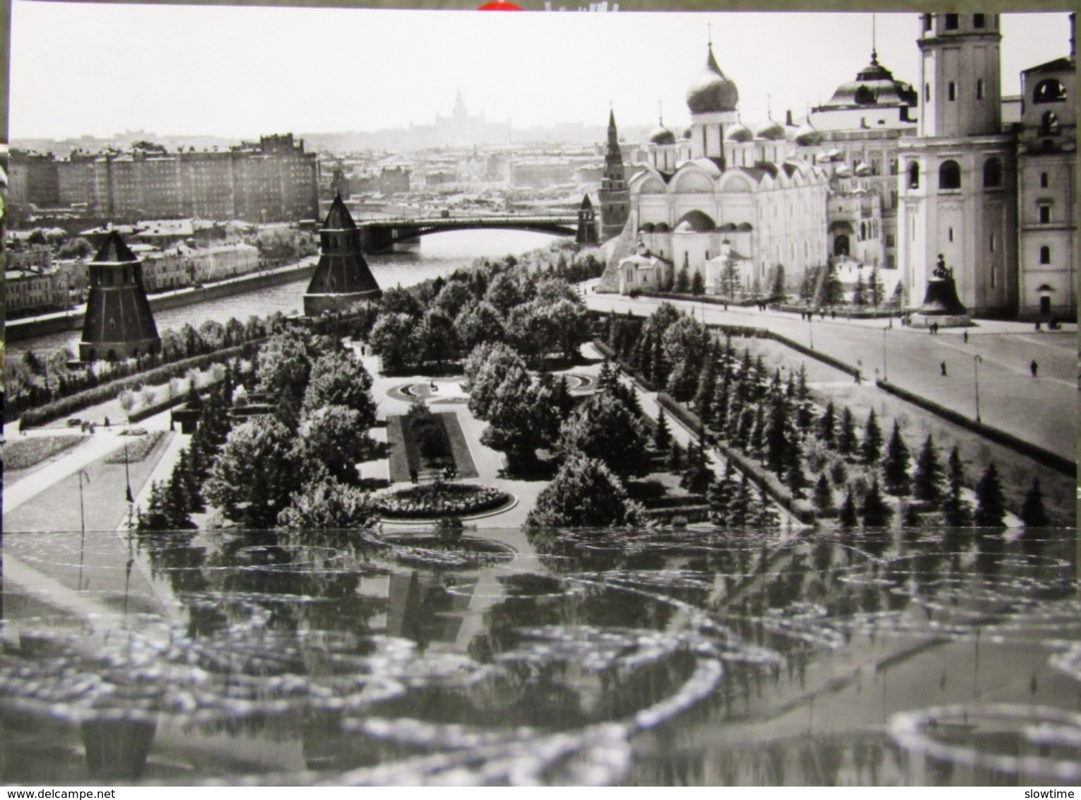 Moscow Kremlin Spasskaya Tower, the faceted chamber, the Tsar cannon, the Lenin mausoleum 10 postcards of the USSR 1971