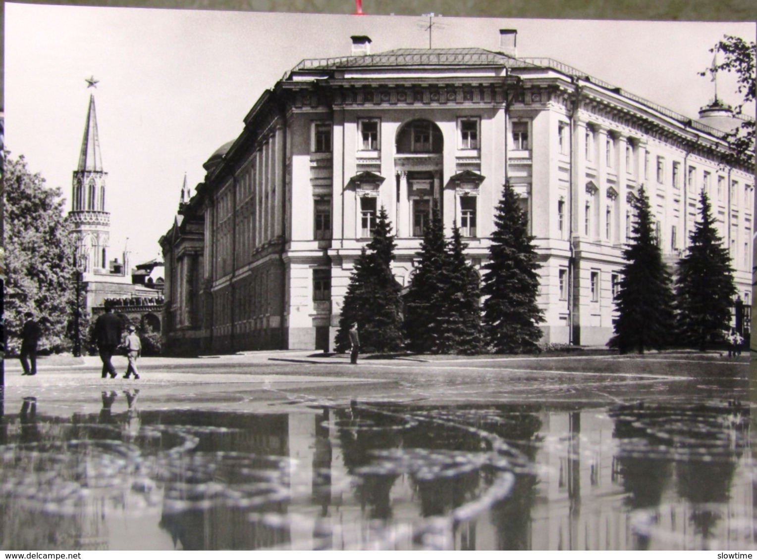 Moscow Kremlin Spasskaya Tower, the faceted chamber, the Tsar cannon, the Lenin mausoleum 10 postcards of the USSR 1971