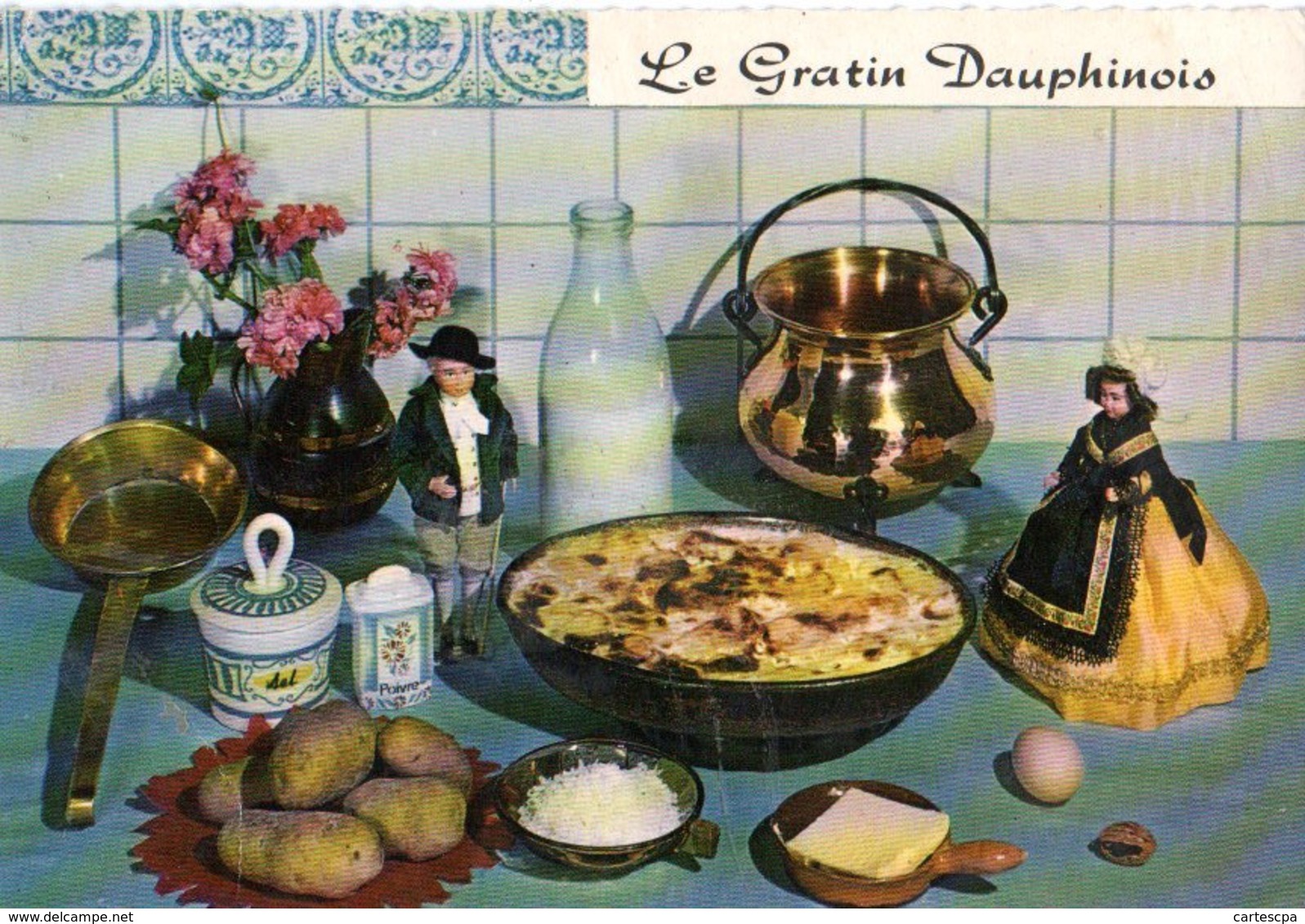 Recette De Cuisine Le Le Gratin Dauphinois 1971  CPM Ou CPSM - Recettes (cuisine)