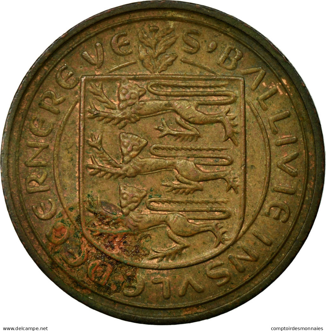 Monnaie, Guernsey, Elizabeth II, 2 Pence, 1979, TTB, Bronze, KM:28 - Guernsey