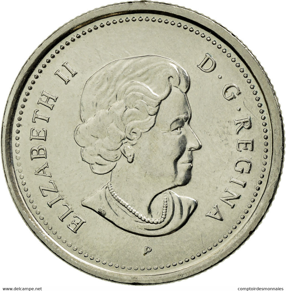 Monnaie, Canada, Elizabeth II, 25 Cents, 2005, Royal Canadian Mint, TTB, Nickel - Canada