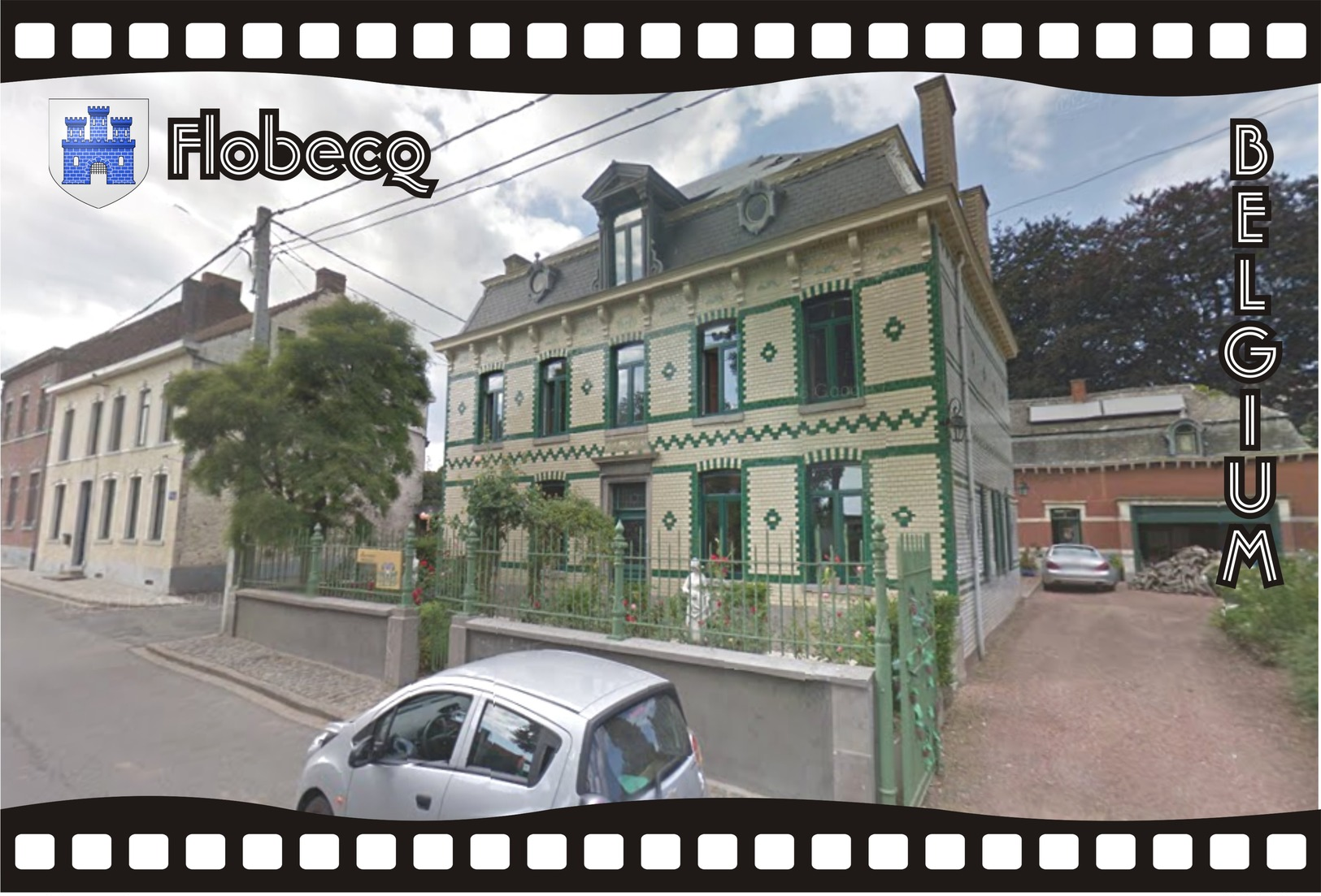 Postcard, REPRODUCTION, Municipalities Of Belgium, Streets Of Flobecq 29 - Cartes Géographiques