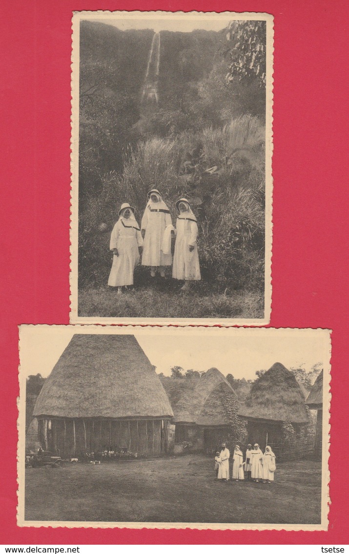 Cameroun Français - Mission Catholique - Religieuse De La Sainte-Union - 2 Cartes Postale ... édition Belge - Cameroun