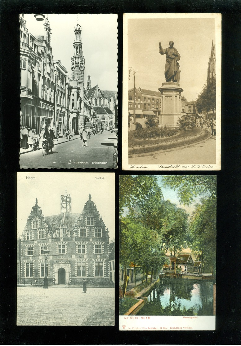 Mooi lot van 60 postkaarten van Nederland   Noord - Holland     - 60 scans