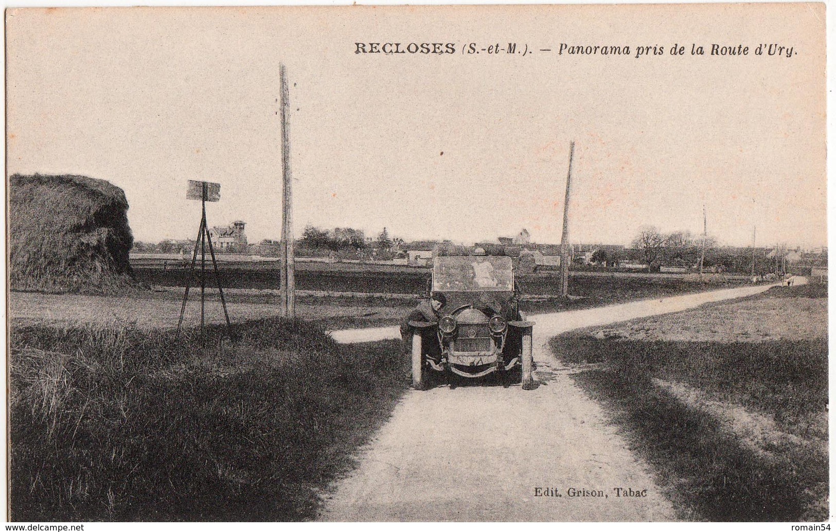 RECLOSES-PANORAMA PRIS DE LA ROUTE D'URY - Autres & Non Classés