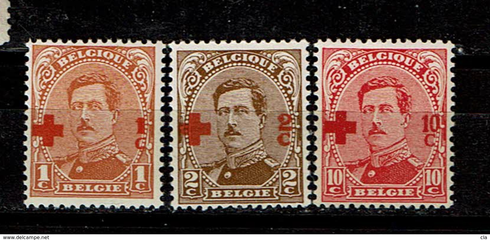 150/51 + 153  **  12 - 1918 Croix-Rouge