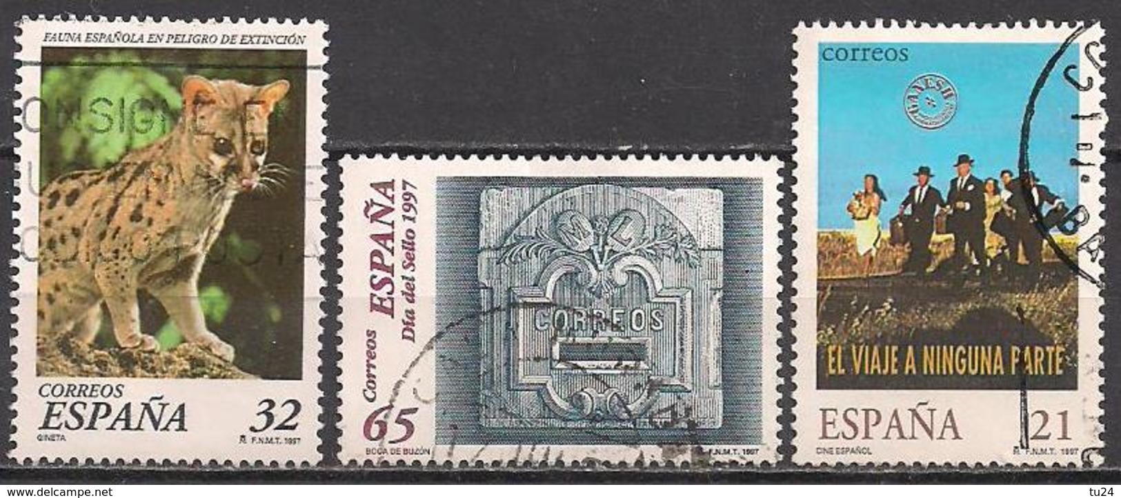 Spanien  (1997)  Mi.Nr.  3312 + 3314 + 3315  Gest. / Used  (4ae09) - Gebraucht