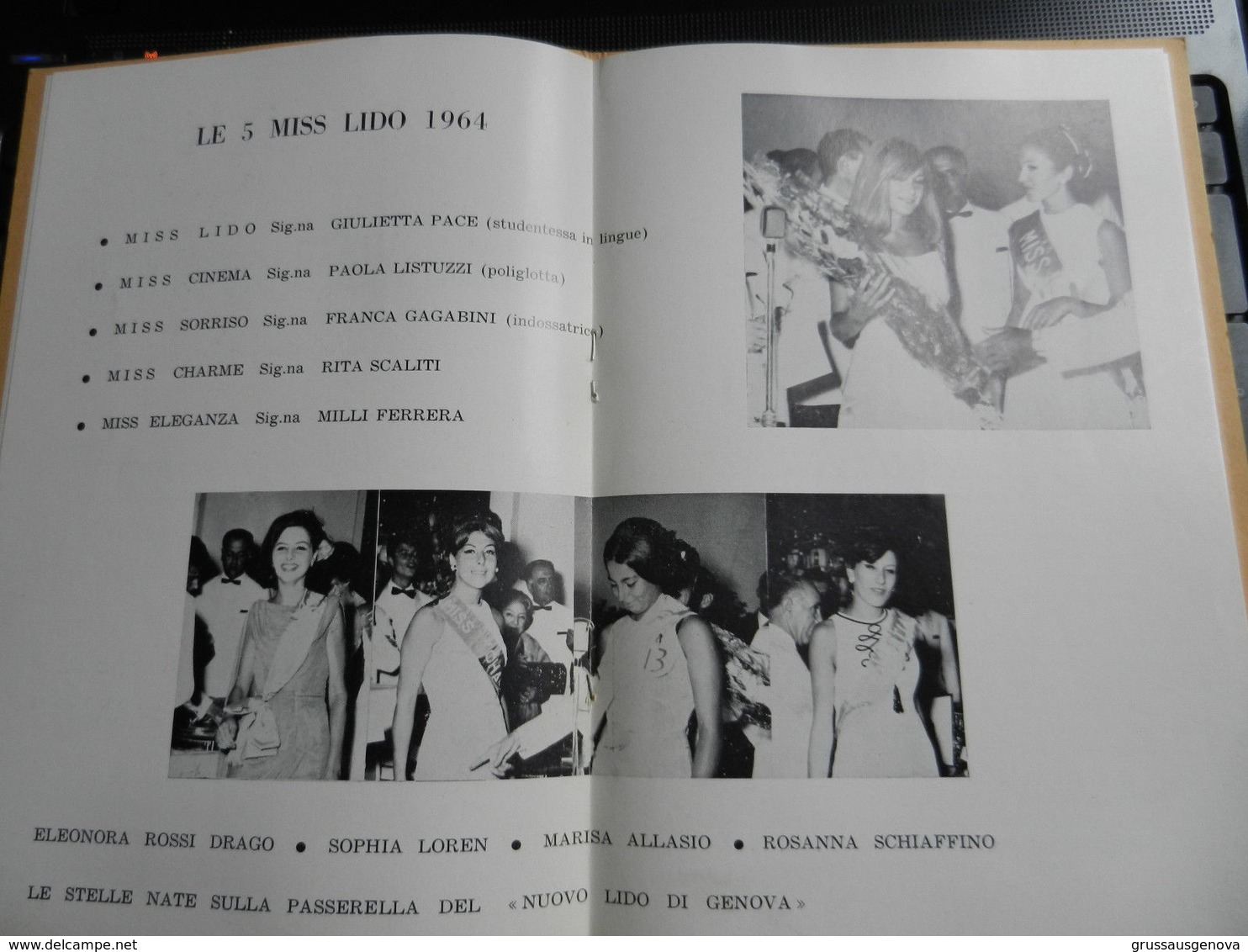 8b) GENOVA NUOVO LIDO ELEZIONE MISS LIGURIA 1964 LIBRETTO CON MOLTE PUBBLICITA' DIMENSIONI 17 X 25 Cm 28 PAGINE OTTIMO S - Altri & Non Classificati