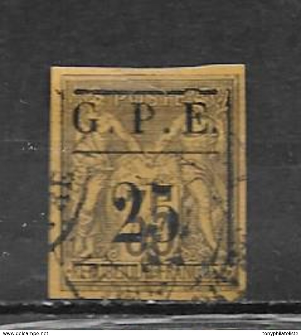 Colonie Guadeloupe N°2  De 1884  Oblitéré - Used Stamps
