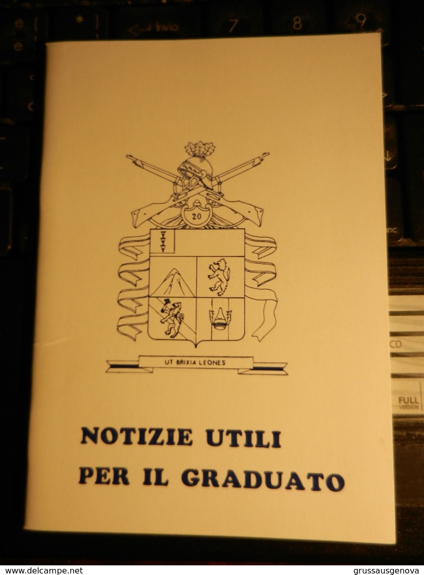 8e) VADEMECUM NOTIZIE UTILI PER IL GRADUATO LIBRETTO 24 PAGINE INTERESSANTE FORMATO 10 X 14 Cm - Altri & Non Classificati