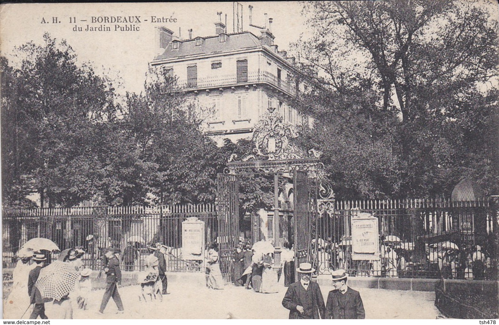 33----BORDEAUX---entrée Du Jardin Public--voir 2 Scans - Bordeaux