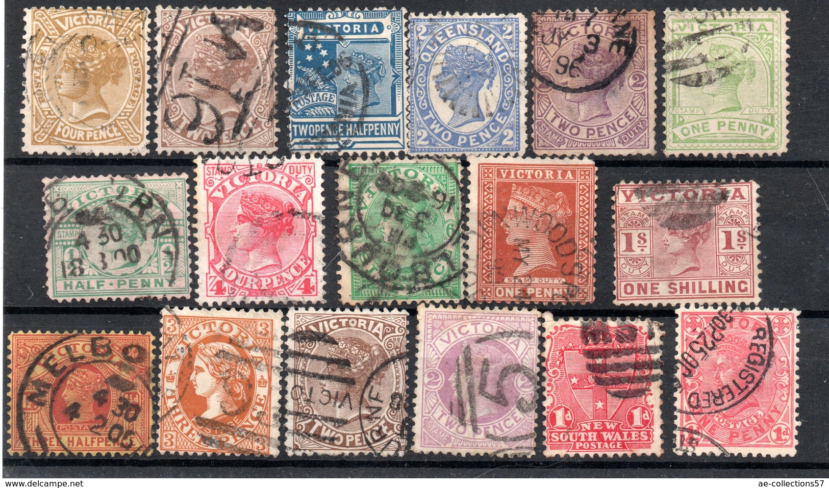 Océanie  /Lot De Timbres / Etats Divers - Oceania (Other)