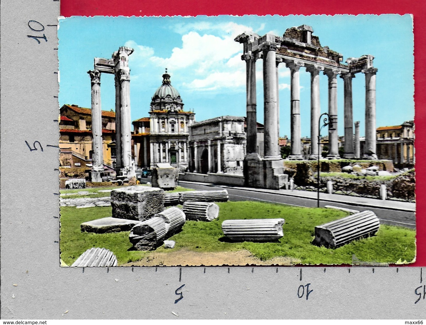 CARTOLINA VG ITALIA - ROMA - Foro Romano - 10 X 15 - ANN. 1961 - Altri Monumenti, Edifici