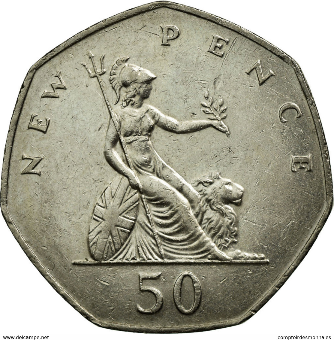 Monnaie, Grande-Bretagne, Elizabeth II, 50 New Pence, 1977, SUP, Copper-nickel - 50 Pence