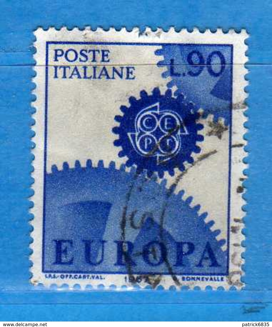 Italia °- 1967 - EUROPA.  Unif. 1039.  Vedi Descrizione. - 1961-70: Usati