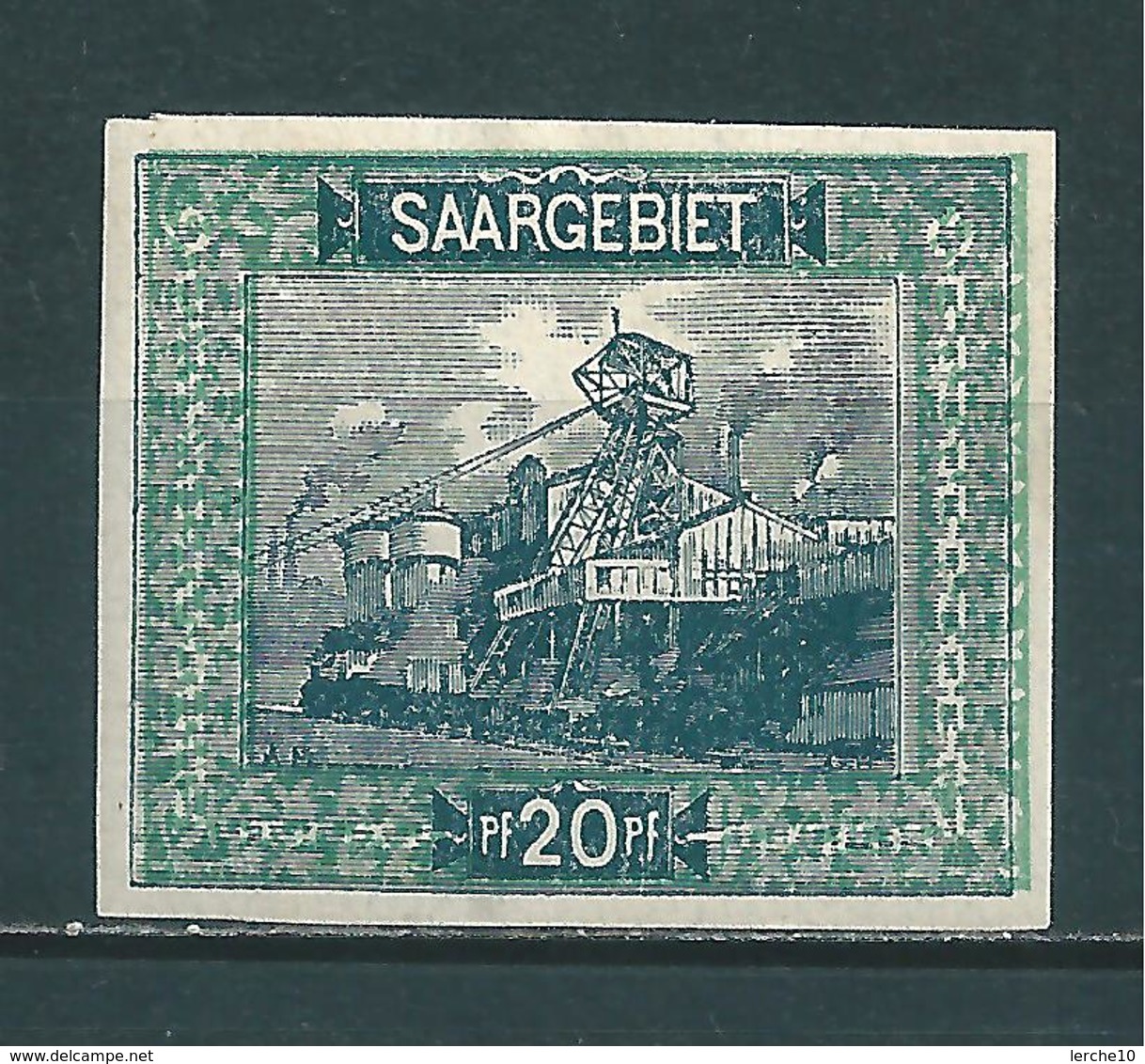 Saar MiNr. 55 U Geprüft Ney BPP (sab40) - Unused Stamps