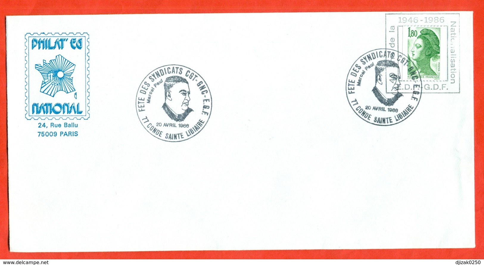 France 1986. Electricity The Envelope With Special Stamps. - Factories & Industries