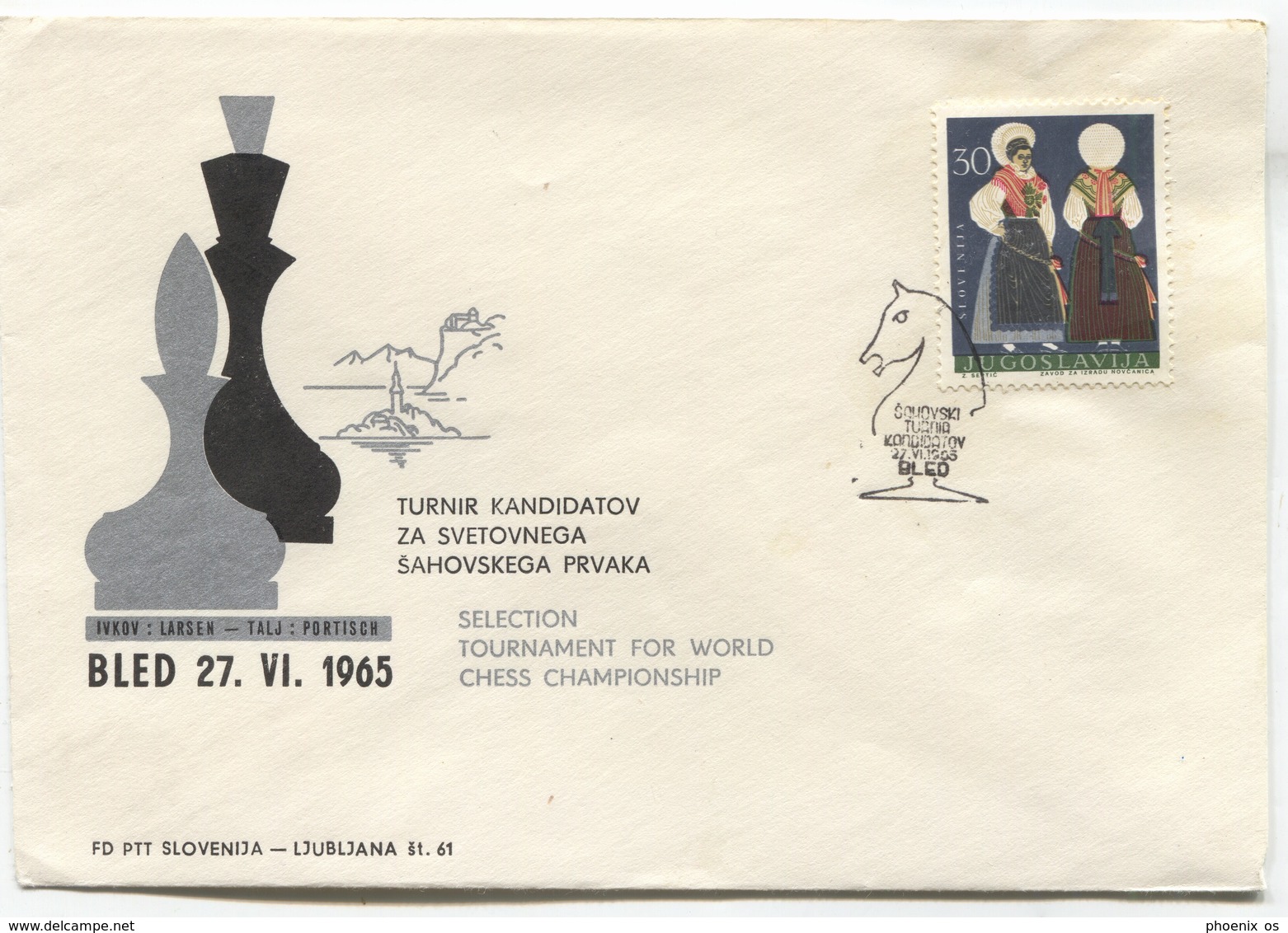 Chess Schach Ajedrez - Selection Tournament For World Championship 1965. Bled Slovenia - Slovénie